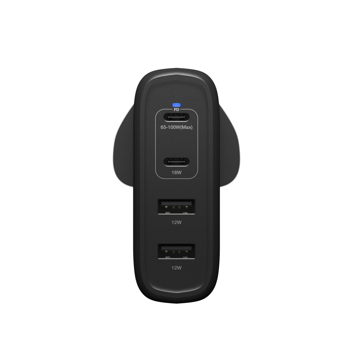 Chargement Rapide | Four Port Wall Charger - 100W (Type G)