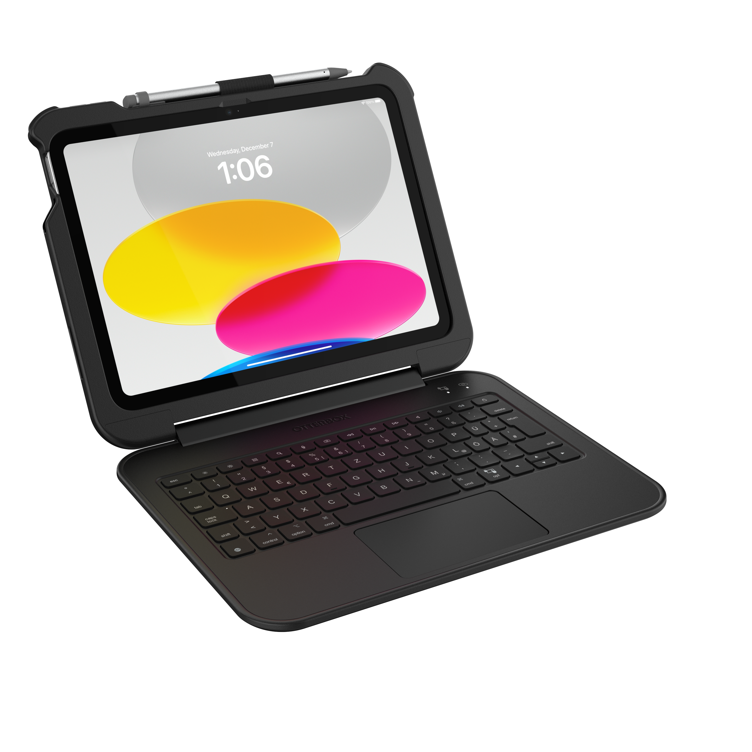 iPad (A16) en iPad 10e gén Coque | Achiever Series Keyboard 361