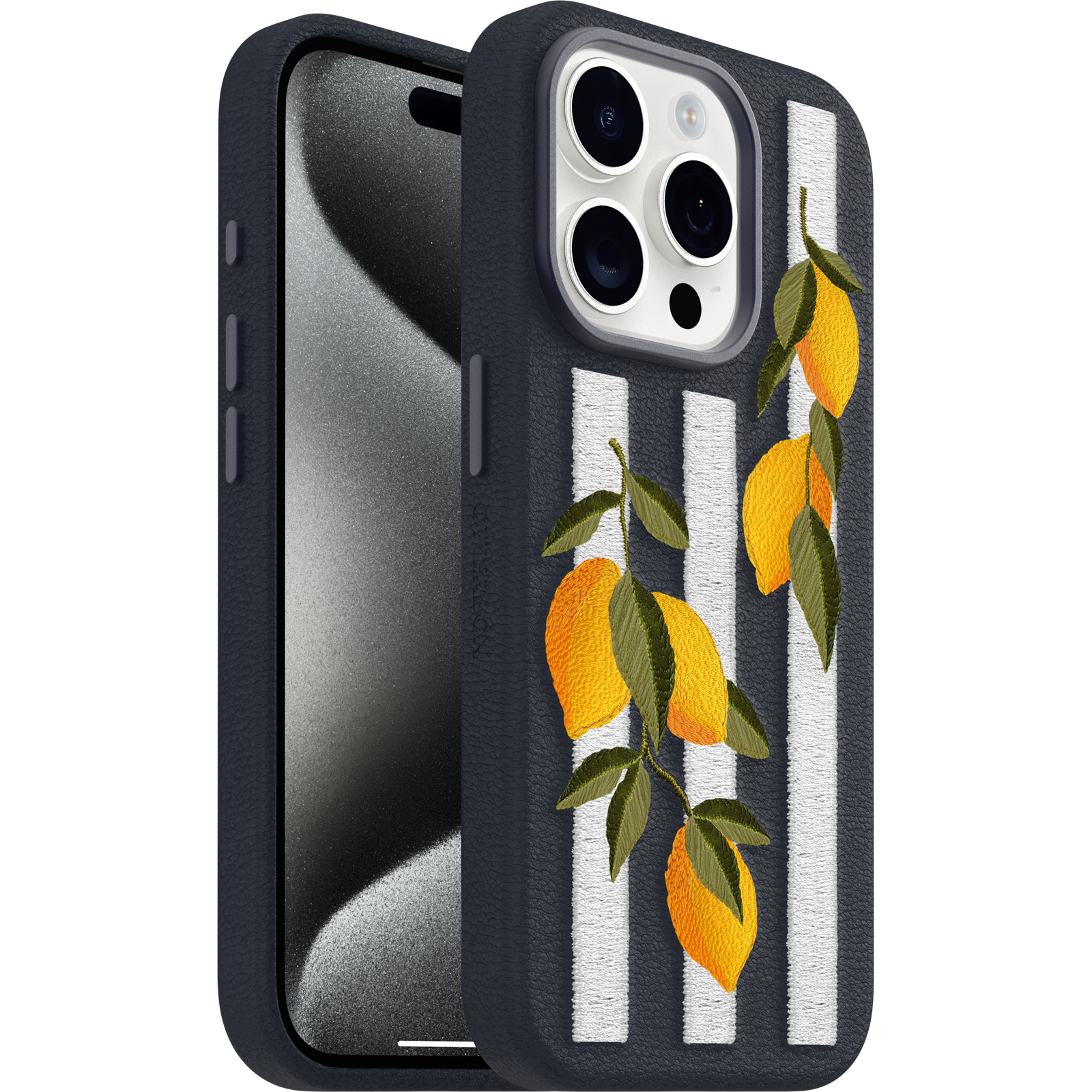 iPhone 15 Pro Symmetry Series Cactus Leather Embroidery Case - Image 30944
