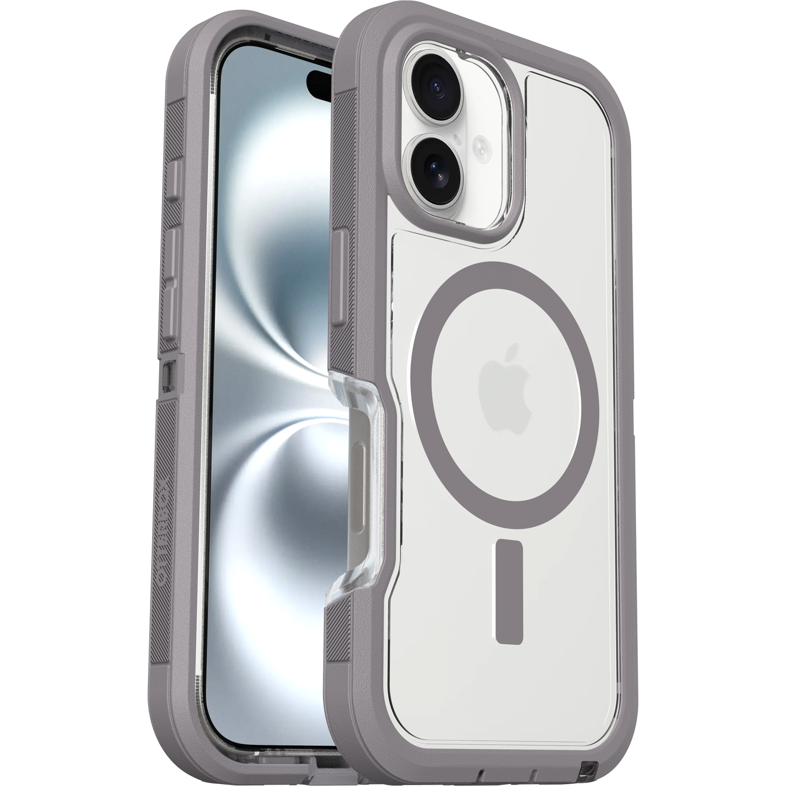 iPhone 16 Defender XT Series Hülle - Schnee Bedeckt Klar