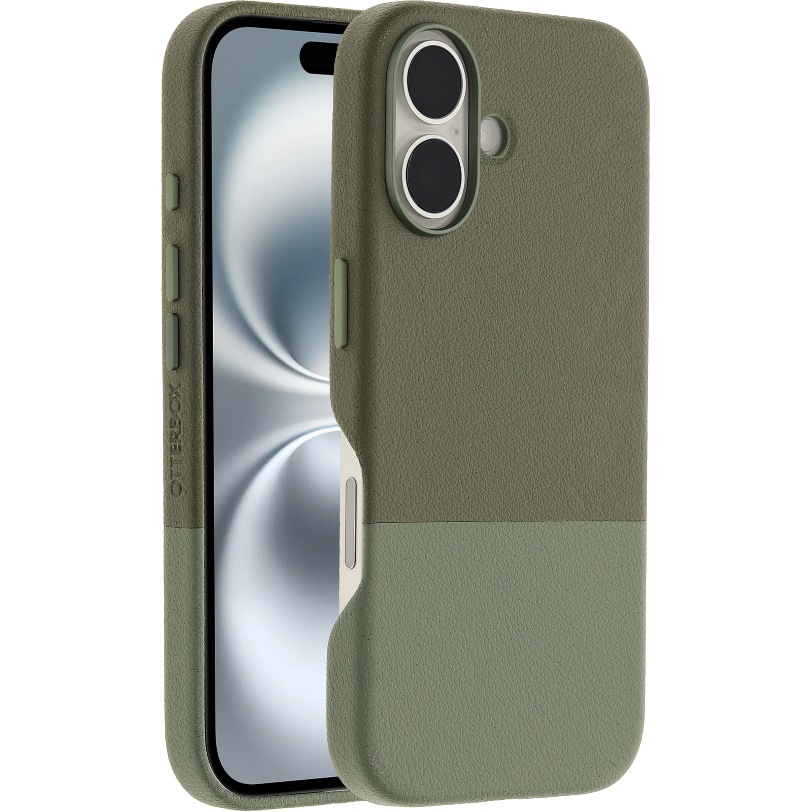 iPhone 16 Statement Series Cactus Leather Coque pour MagSafe