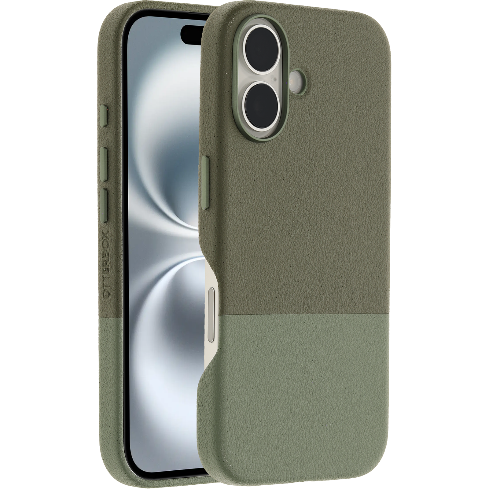 iPhone 16 Statement Series Cactus Leather Coque pour MagSafe