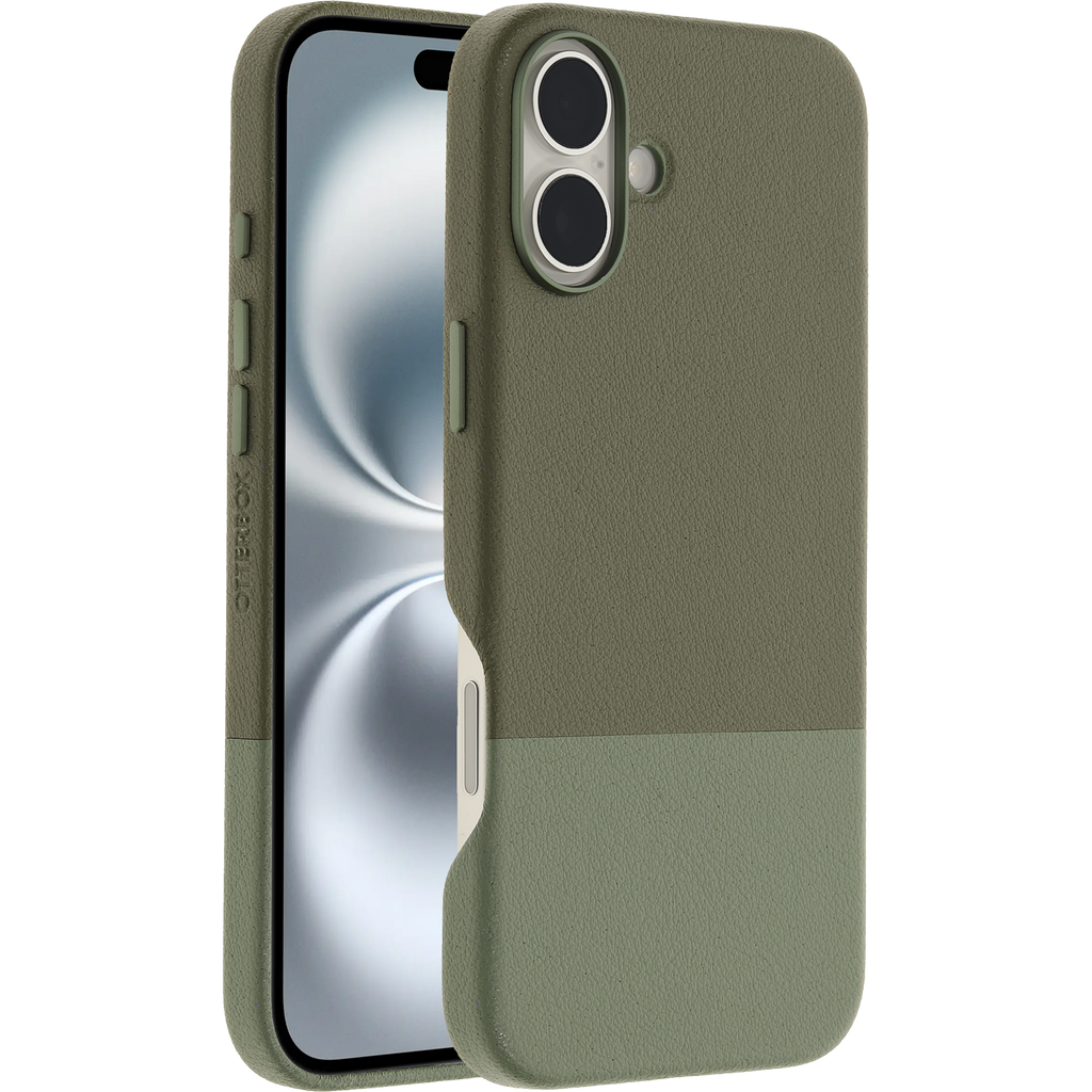 iPhone 16 Plus Statement Series Cactus Leather Coque pour MagSafe