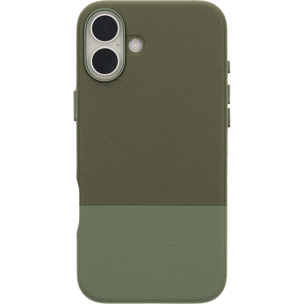 iPhone 16 Plus Statement Series Cactus Leather Coque pour MagSafe