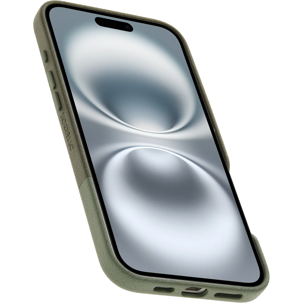 iPhone 16 Plus Statement Series Cactus Leather Coque pour MagSafe