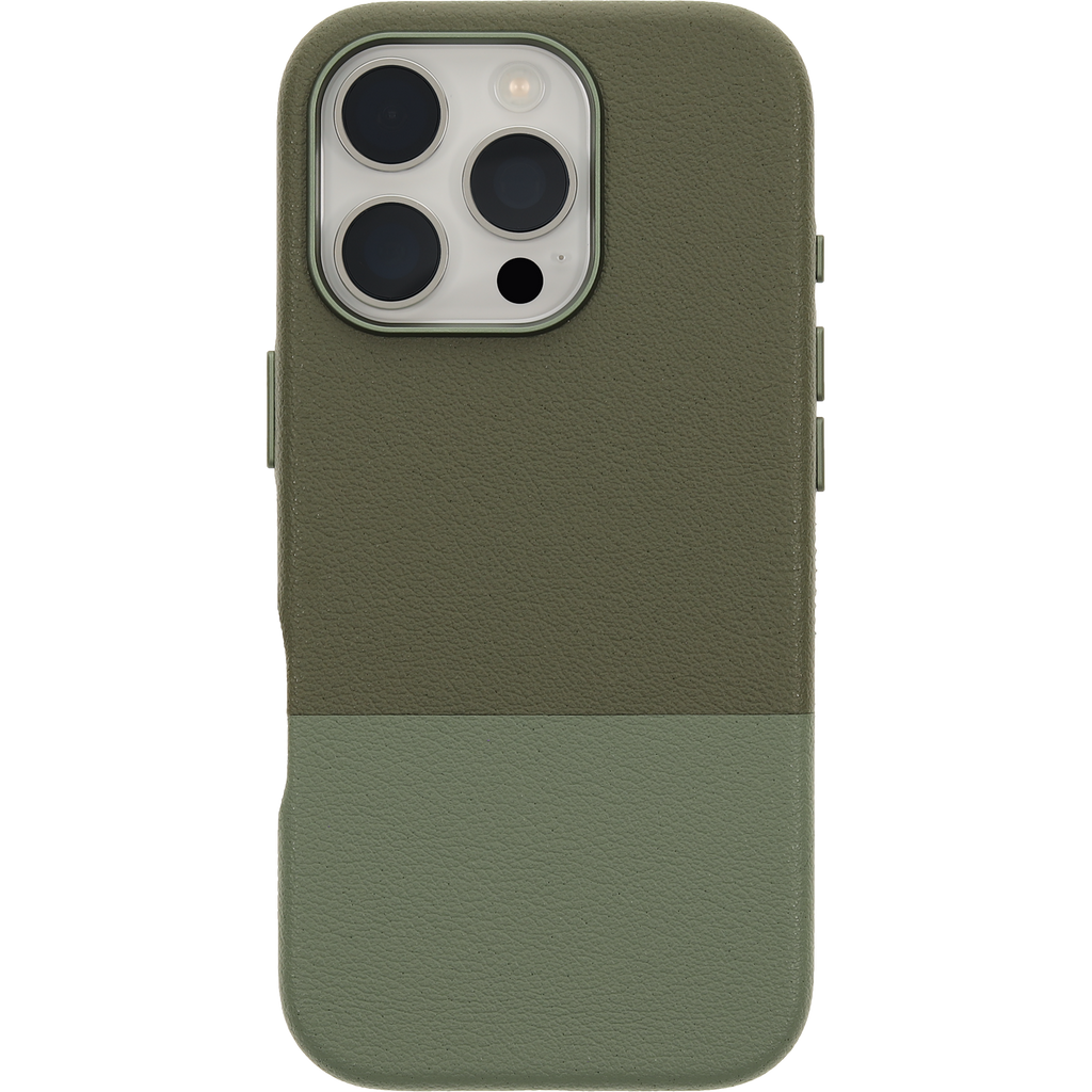 iPhone 16 Pro Statement Series Cactus Leather Coque pour MagSafe