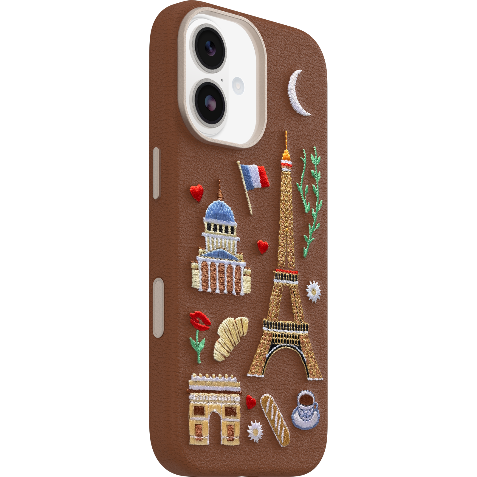 iPhone 17 Symmetry Cactus Embroidery Hoesje