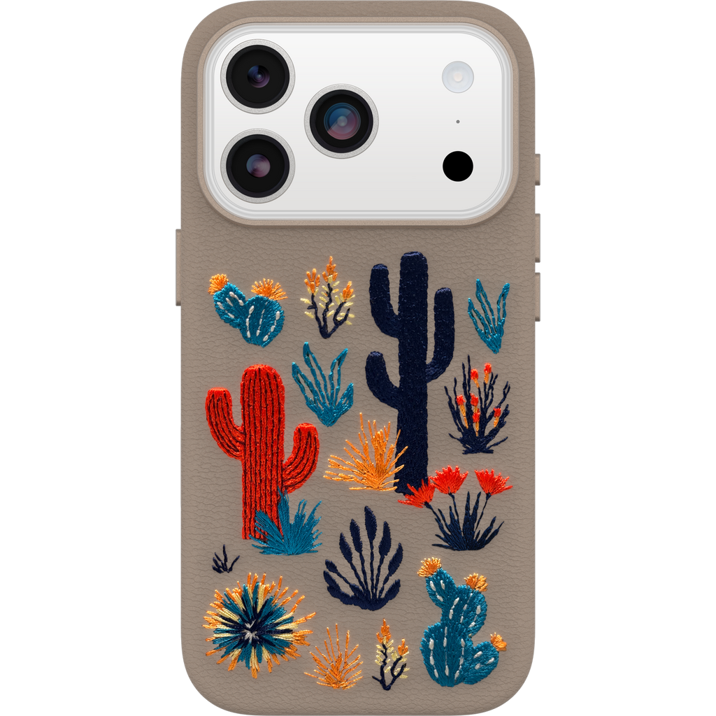 iPhone 17 Pro HÃ¼lle | Symmetry Series Cactus Leather Embroidery - Image 3116