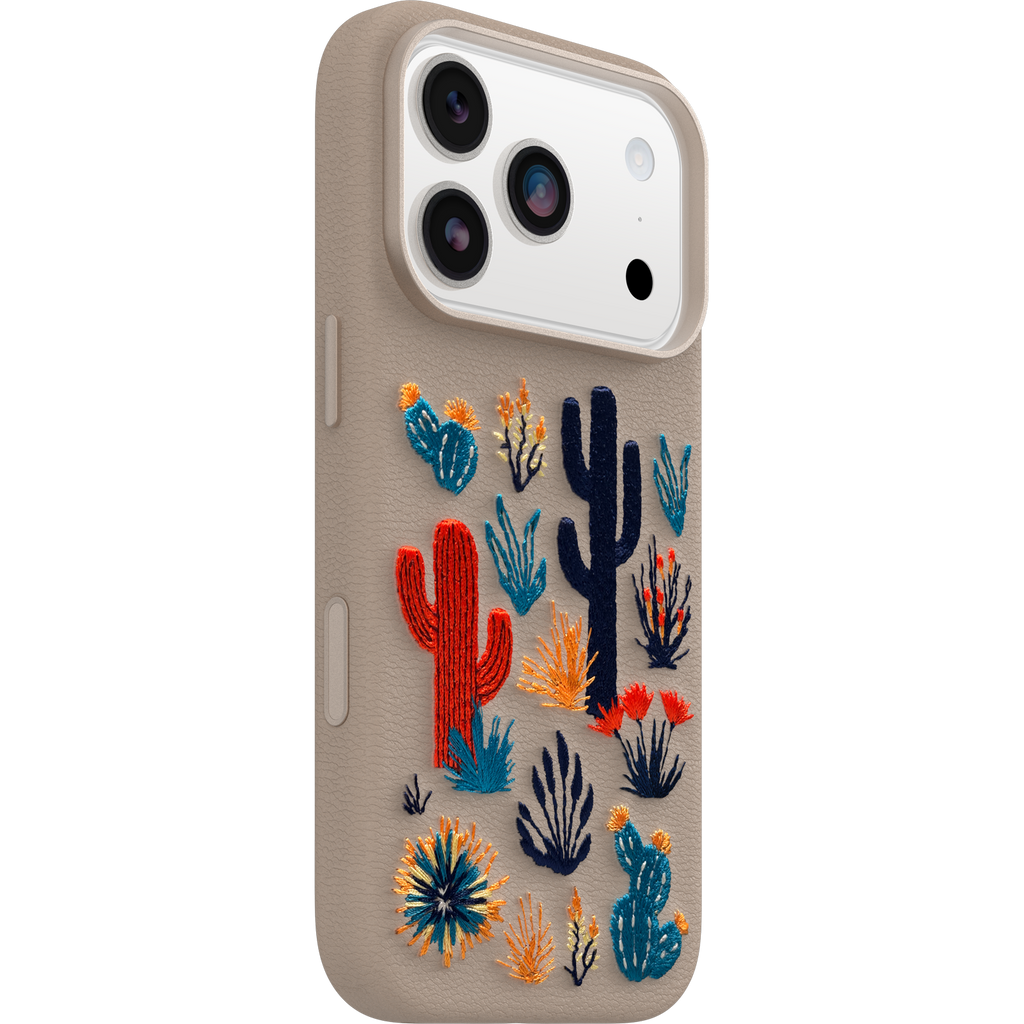 iPhone 17 Pro Symmetry Series Cactus Embroidery Hülle