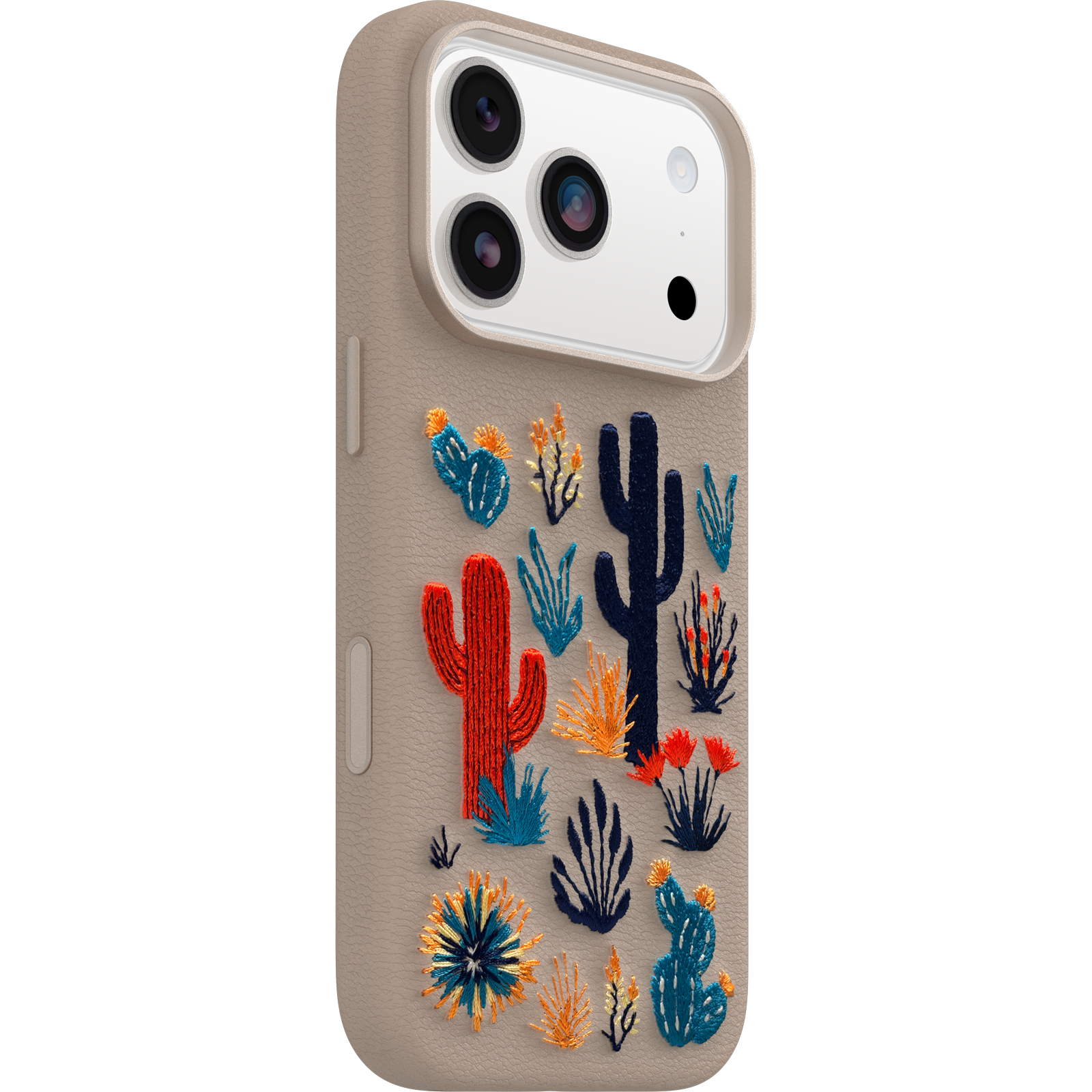 iPhone 17 Pro Symmetry Series Cactus Embroidery Hülle