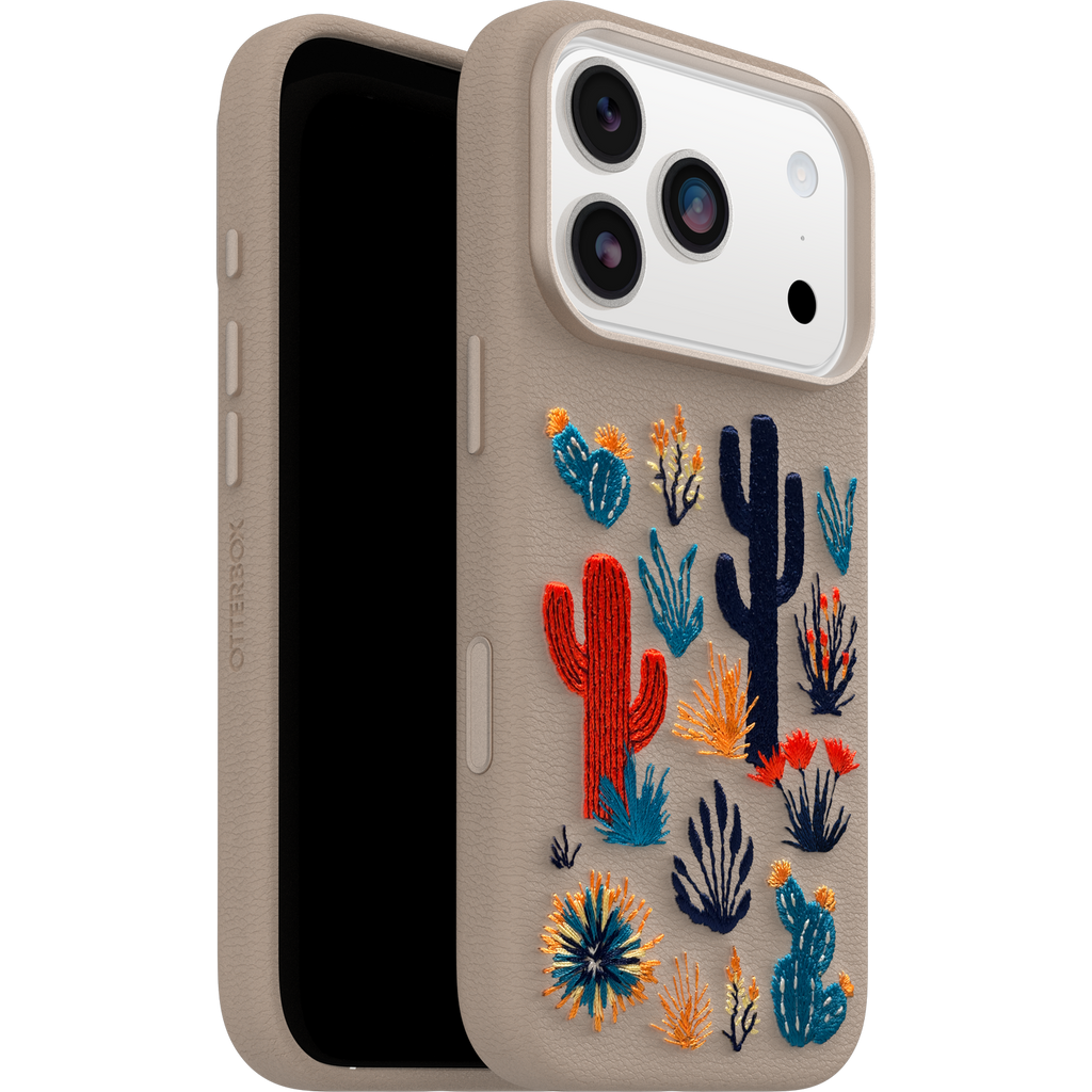 iPhone 17 Pro Symmetry Series Cactus Embroidery Hülle