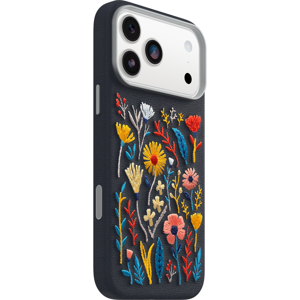 iPhone 17 Pro Max Symmetry Cactus Embroidery Hülle