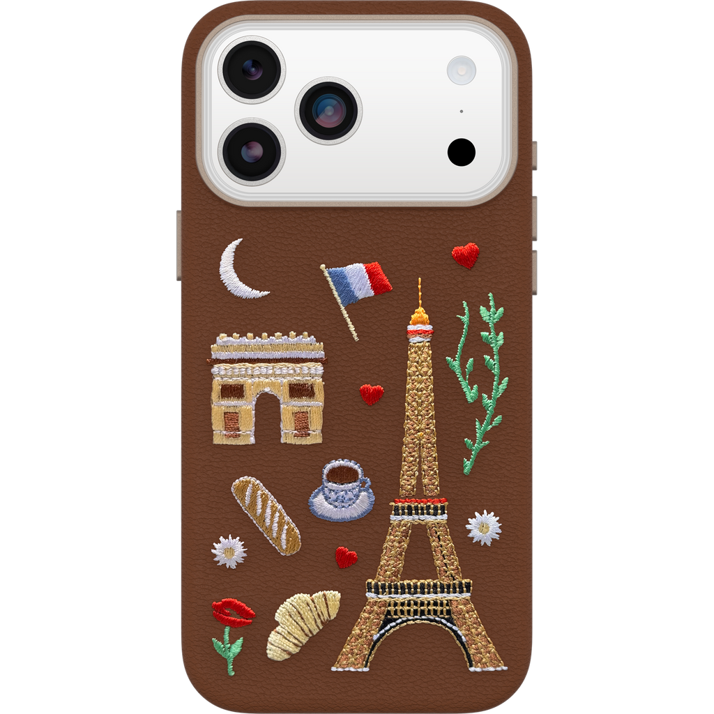 iPhone 17 Pro Max Symmetry Cactus Embroidery Hülle