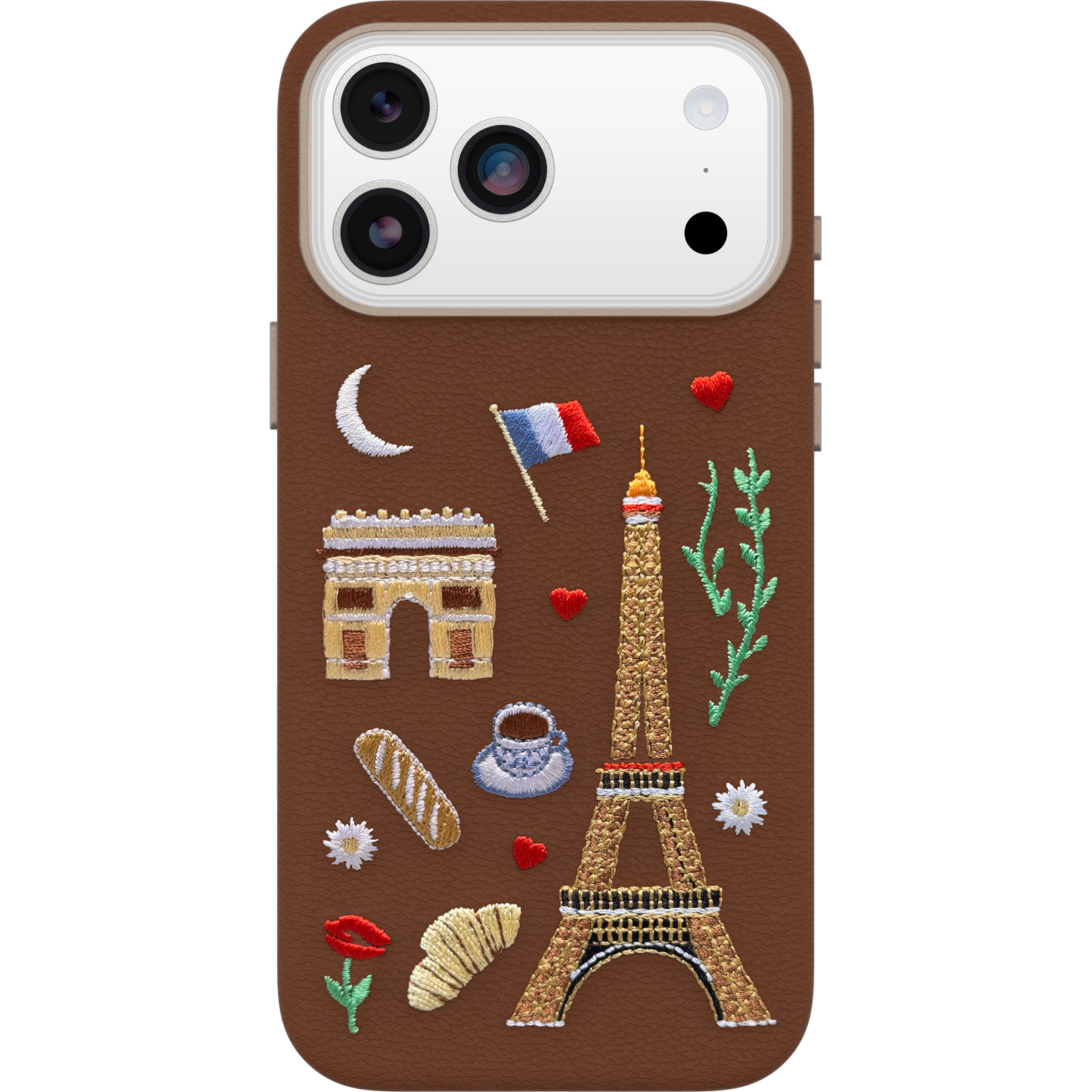 iPhone 17 Pro Max Symmetry Cactus Embroidery Hülle