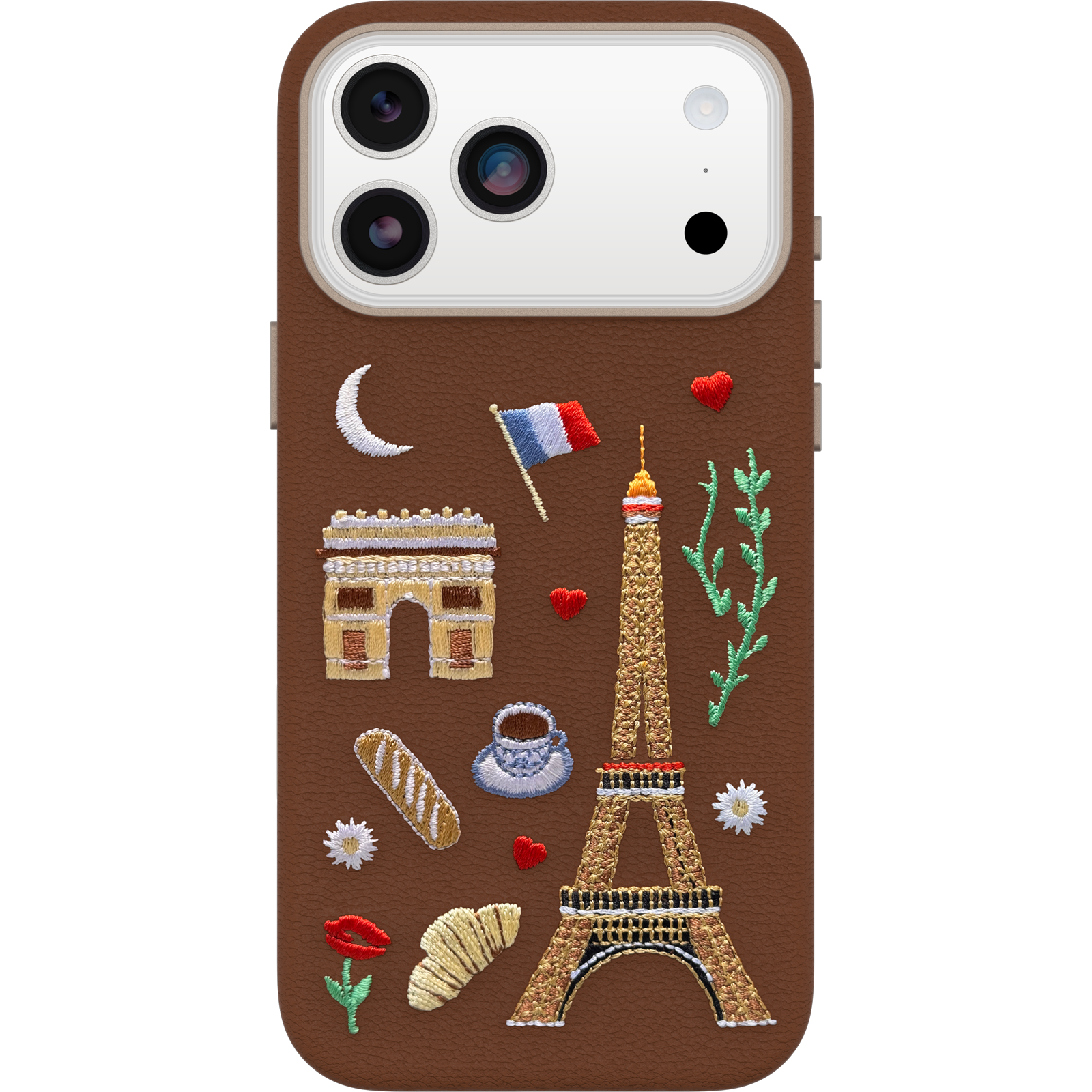 iPhone 17 Pro Max Symmetry Cactus Embroidery Hülle