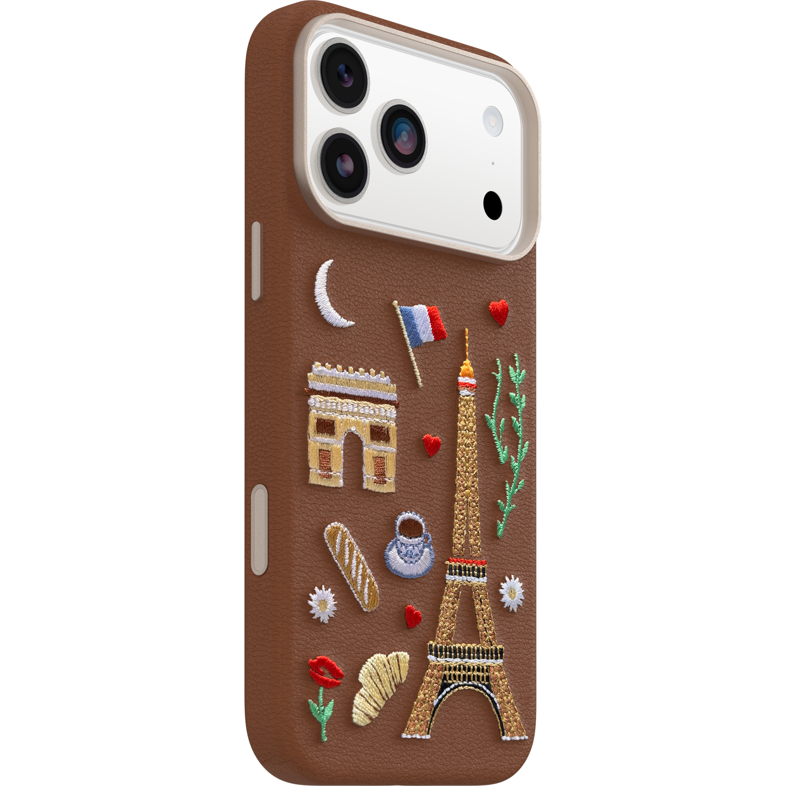 iPhone 17 Pro Max Symmetry Cactus Embroidery Hülle