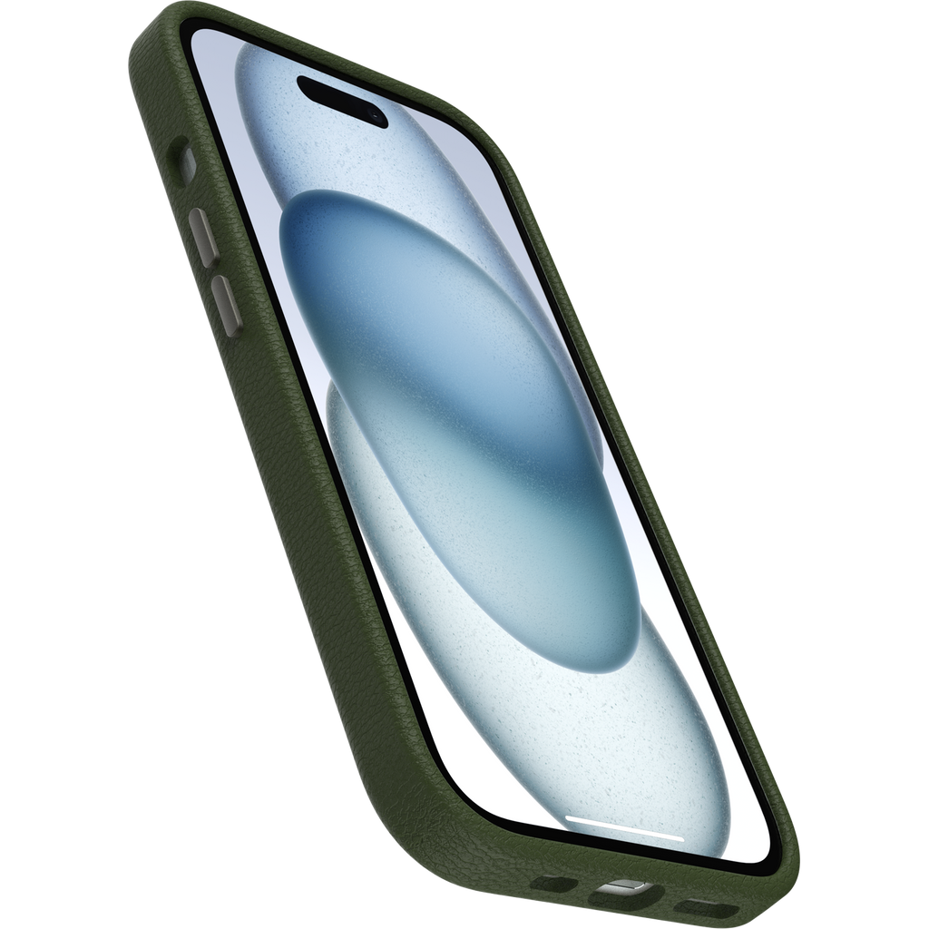 iPhone 15, iPhone 14 undiPhone 13 Symmetry Series Cactus Leather Hülle