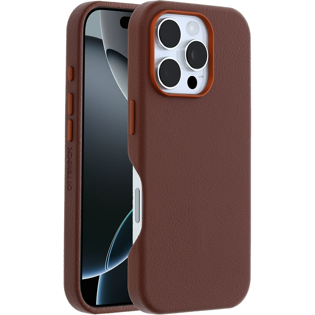 iPhoneアクセサリー urban sorhistication (iPhone 16) iPhone 16 Pro Symmetry Series Cactus Leather voor MagSafe Hoesje