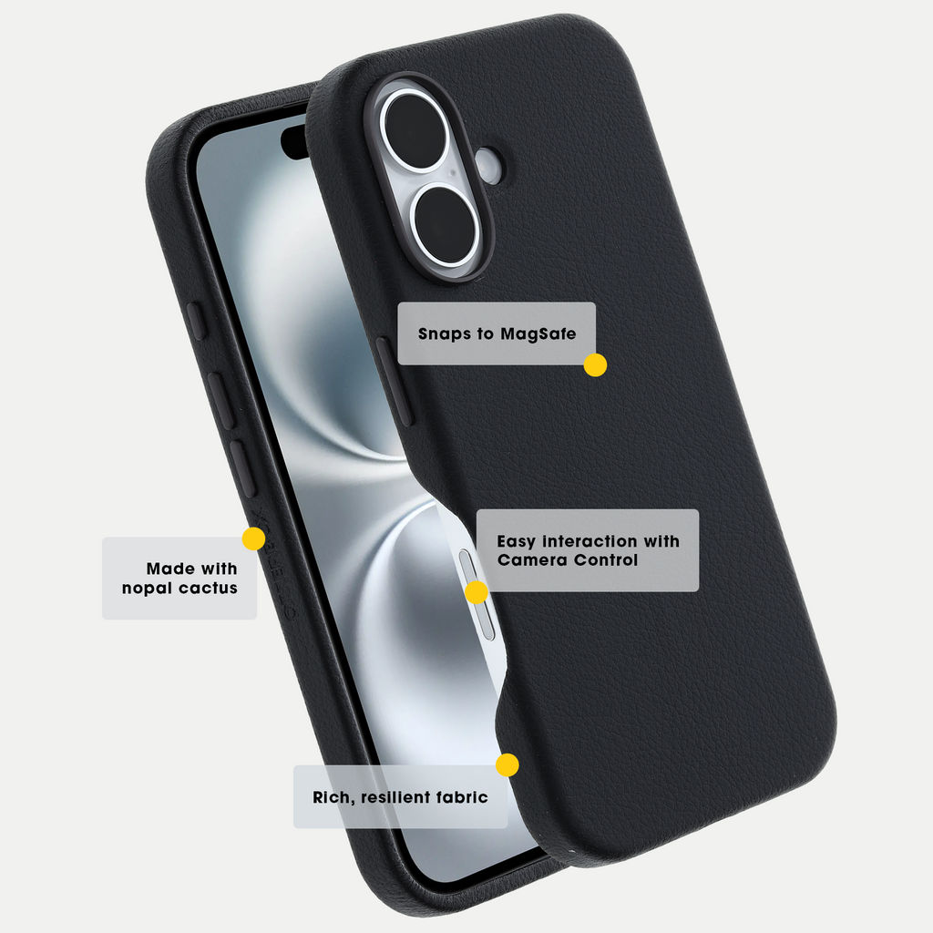 iPhone 16 Pro Max Symmetry Series Cactus Leather voor MagSafe Hoesje