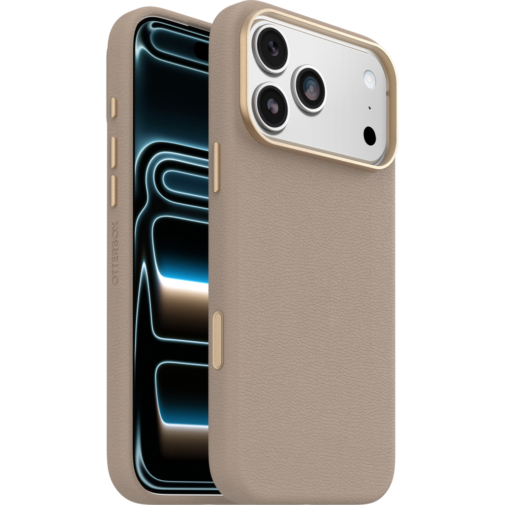 iPhone 17 Pro Max Symmetry Series Cactus Leather Hoesje
