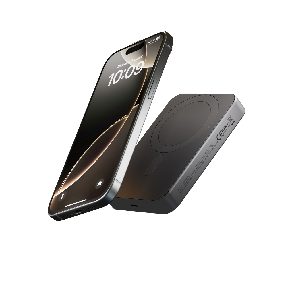 Zens Slim Aluminium Powerbank Qi2 5.000 mAh