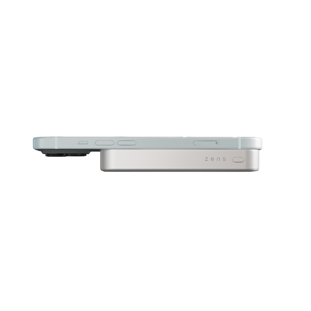 Zens Slim Aluminium Powerbank Qi2 5.000 mAh