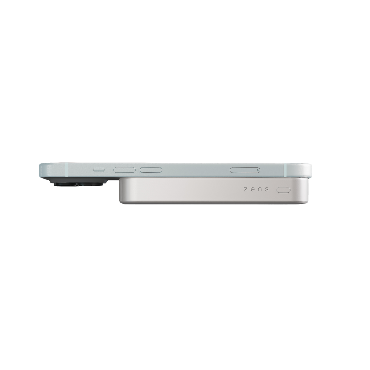 Zens Slim Aluminium Powerbank Qi2 5.000 mAh