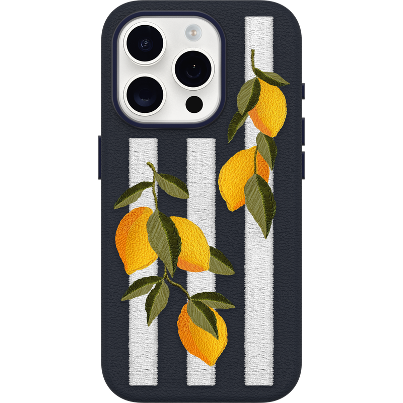 product image 2 - iPhone 15 Pro Max Case Symmetry Series Cactus Leather Embroidery