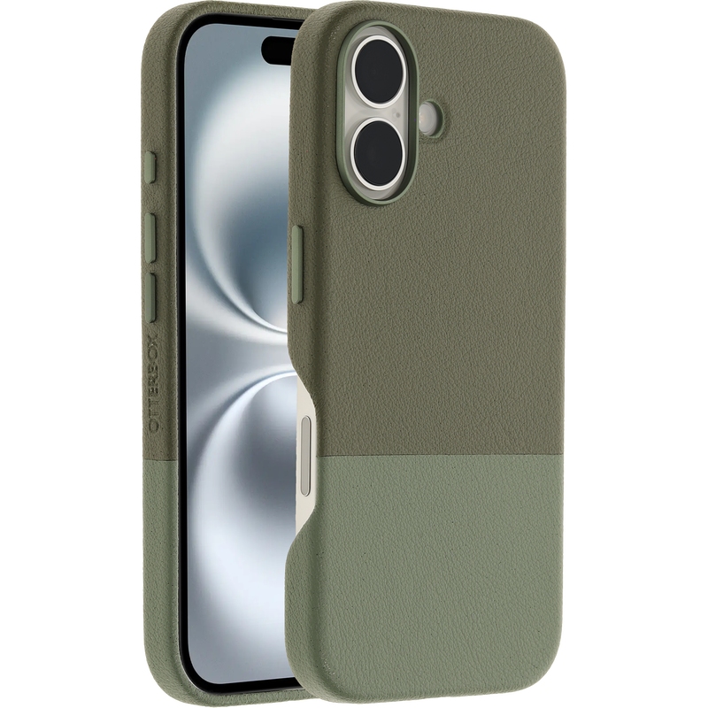 product image 1 - iPhone 16 Case Statement Series Cactus Leather for MagSafe