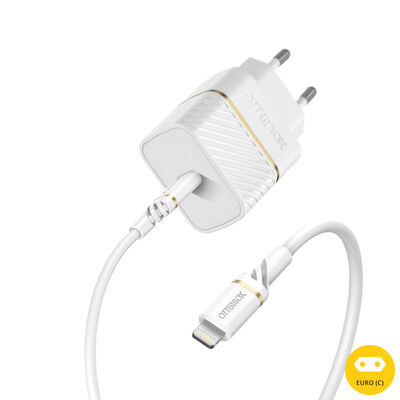 Premium Wall Charger + Cable | Lightning to USB-C