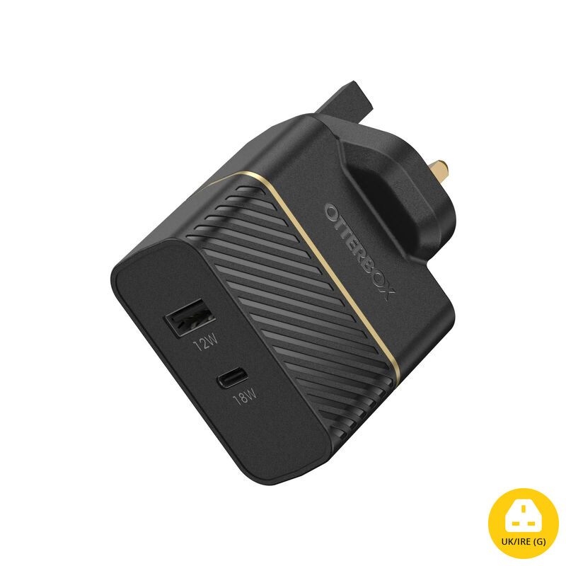 product image 1 - USB-C + USB-A 30W Dual Port Wall Charger Ricarica Veloce  | Premio