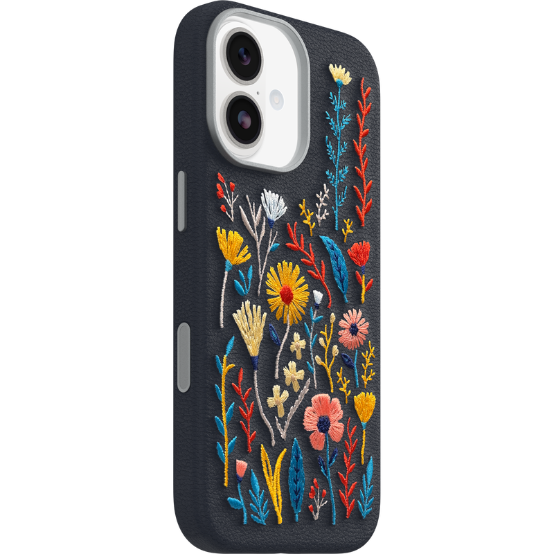 product image 2 - iPhone 17 Case Symmetry Series Cactus Leather Embroidery