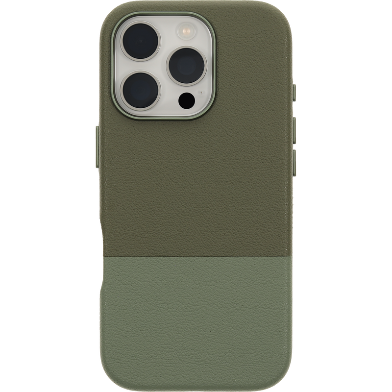 product image 2 - iPhone 16 Pro Case Statement Series Cactus Leather for MagSafe