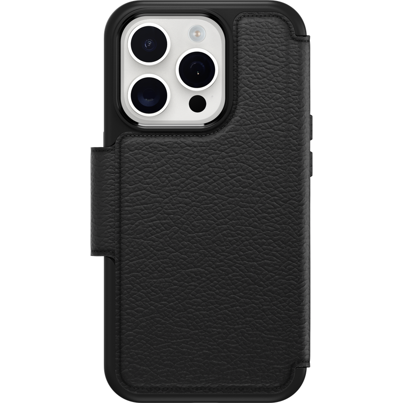 product image 1 - iPhone 15 Pro Case Strada Series Folio MagSafe