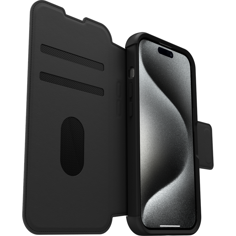 product image 4 - iPhone 15 Pro Case Strada Series Folio MagSafe