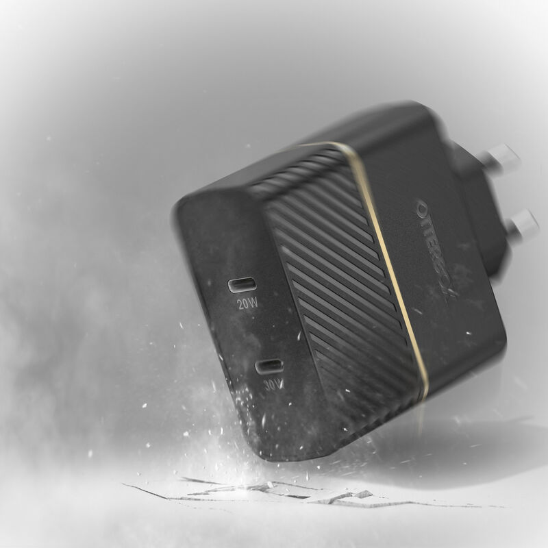 product image 5 - USB-C 50W Dual Port Wall Charger Fast Charge | Premium