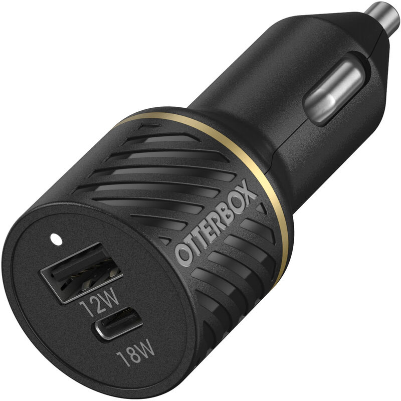 product image 1 - USB-C + USB-A Dual Port 30W Car Charger Premium Charger