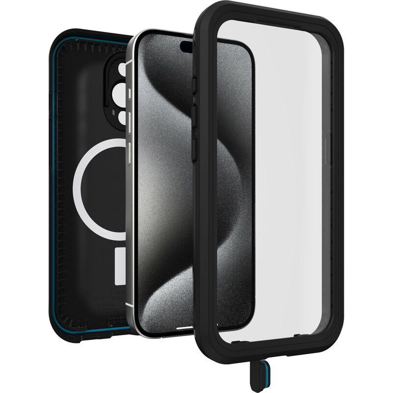product image 3 - iPhone 15 Pro Custodia Impermeabile OtterBox Frē Series per MagSafe