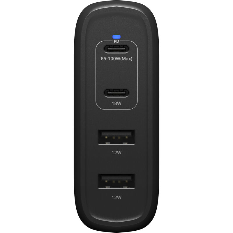 product image 3 - USB-C Vier Poorten 100 W Wandlader Fast Charge | Standaard