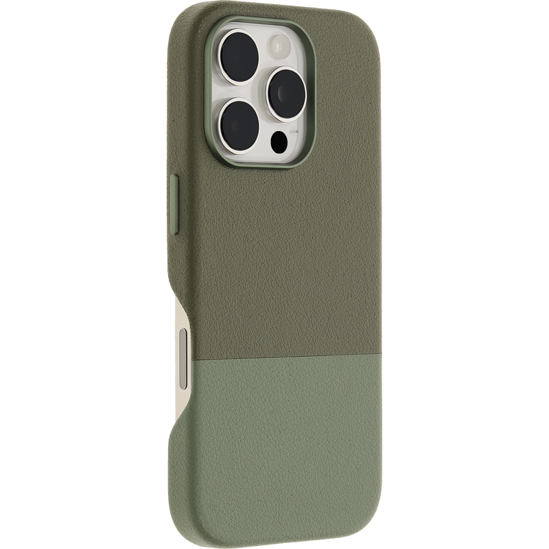 product image 3 - iPhone 16 Pro Case Statement Series Cactus Leather for MagSafe