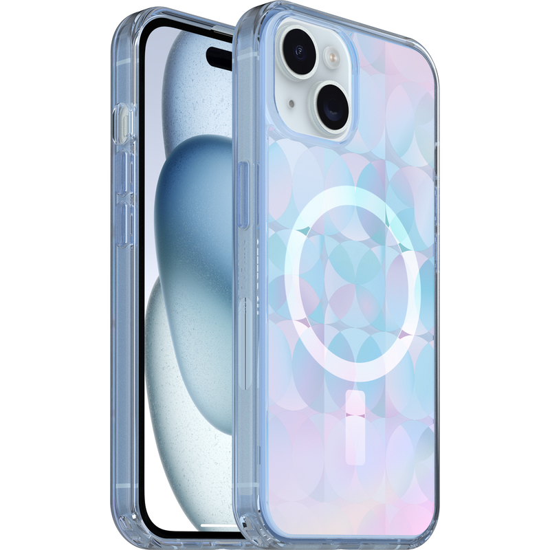 product image 1 - iPhone 16e e iPhone 15/14/13 Custodia Symmetry Series Clear per MagSafe