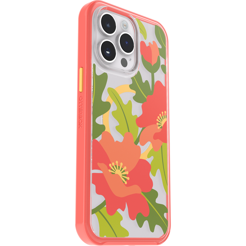 product image 3 - iPhone 14 Pro Max Case Symmetry Series Clear for MagSafe Fluttering Flora
