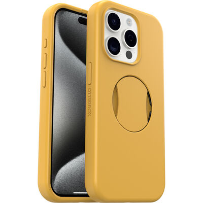 iPhone 15 Pro Funda | OtterBox OtterGrip Symmetry Serie para MagSafe