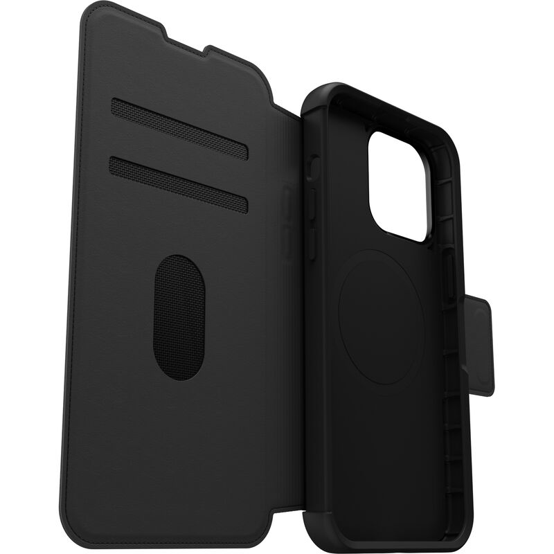 product image 4 - iPhone 15 Pro Max Case Strada Series Folio MagSafe