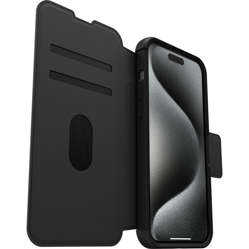 product image 5 - iPhone 15 Pro Max Case Strada Series Folio MagSafe