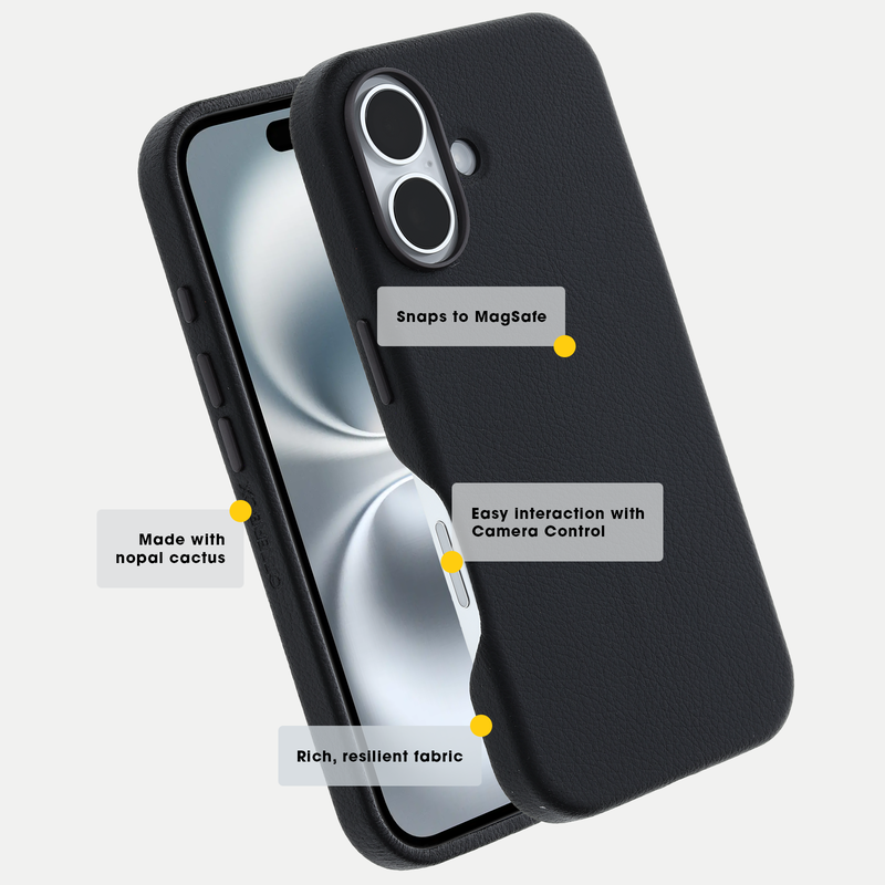 product image 5 - iPhone 16 Case Symmetry Series Cactus Leather for MagSafe