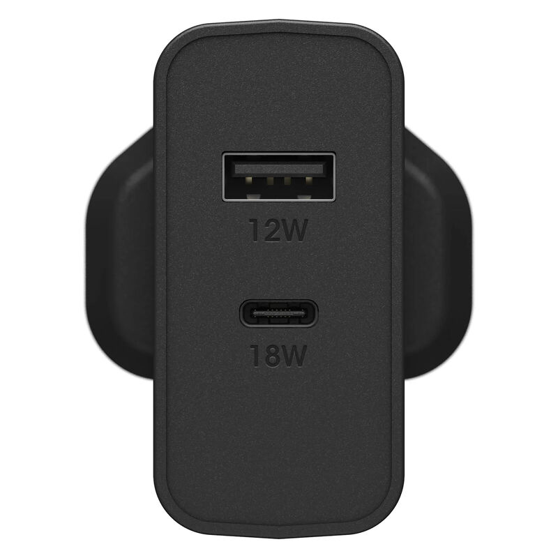 product image 2 - USB-C + USB-A 30W Dual Port Wall Charger Ricarica Veloce  | Premio