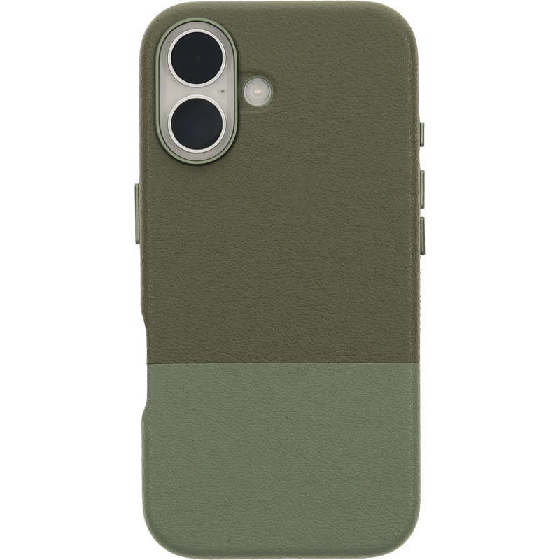 product image 2 - iPhone 16 Case Statement Series Cactus Leather for MagSafe