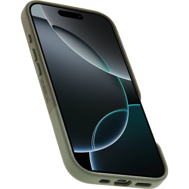 product image 4 - iPhone 16 Pro Case Statement Series Cactus Leather for MagSafe