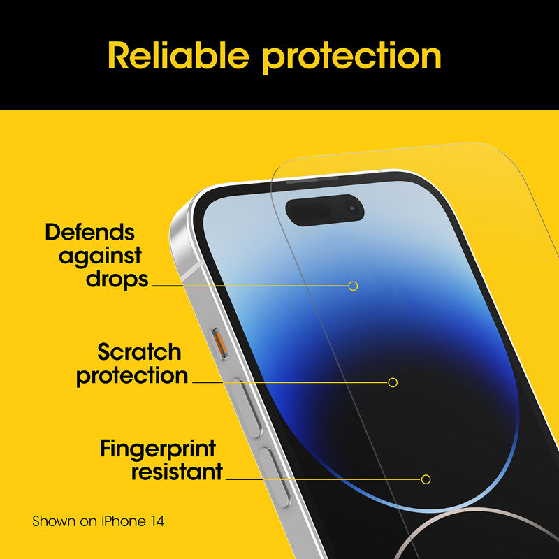 product image 4 - iPhone 15 Pro Screen Protector OtterBox Glass